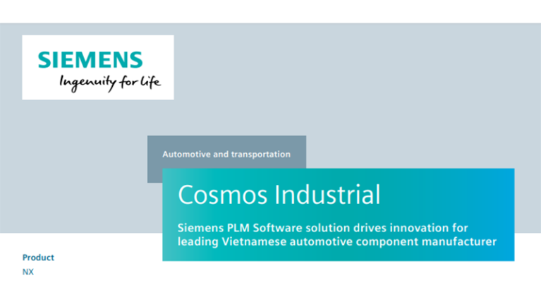 Vietbay chuyển giao thành công Giải pháp gia công tiên tiến sử dụng NX CAD/CAM của Siemens PLM cho Công ty Công nghiệp Cosmos 01