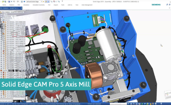 Solid Edge CAM Pro 5 Axis Mill
