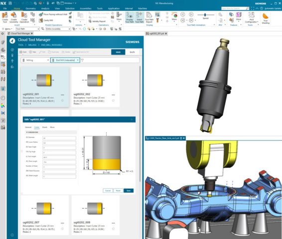 The Cloud Connect Tool Manager provides efficient tool data maintenance and easy importing of tools from vendors.