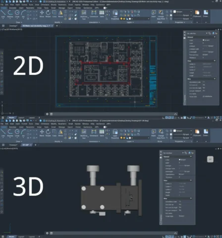 so-sanh-cad-2d-va-cad-3d